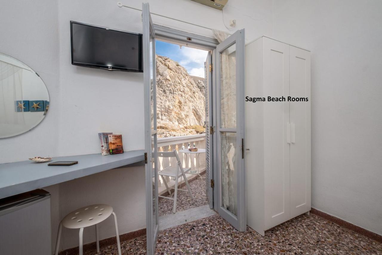 Sagma Beach Rooms Períssa Eksteriør bilde