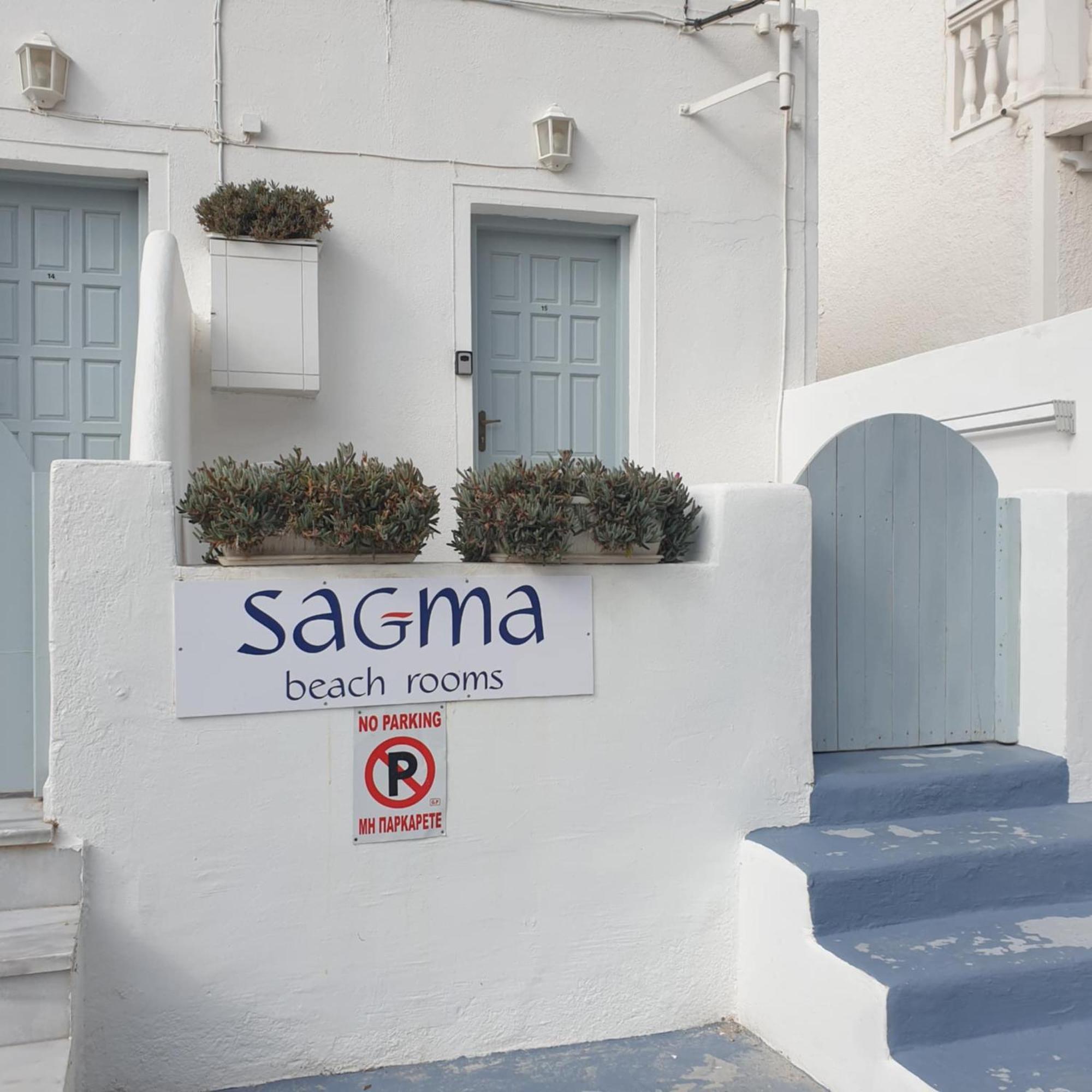Sagma Beach Rooms Períssa Eksteriør bilde